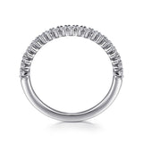 14K White Gold Wedding Band AN16266W44JJ