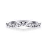 14K White Gold Wedding Band AN16358W44JJ