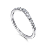 14K White Gold Wedding Band AN16358W44JJ