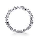 14K White Gold Wedding Band AN16425W43JJ