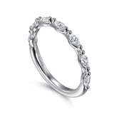 14K White Gold Wedding Band AN16425W43JJ