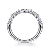 14K White Gold Wedding Band AN16426W43JJ