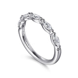 14K White Gold Wedding Band AN16426W43JJ