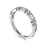 14K White Gold Wedding Band AN16447W44JJ
