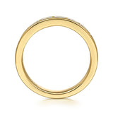 14K White Gold Wedding Band AN16448Y43JJ