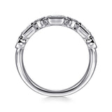 14K White Gold Wedding Band AN16454W44JJ