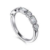 14K White Gold Wedding Band AN16454W44JJ