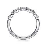 14K White Gold Wedding Band AN16461W43JJ