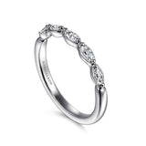 14K White Gold Wedding Band AN16461W43JJ