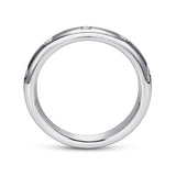 14K White Gold Wedding Band AN6006W44JJ