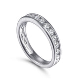 14K White Gold Wedding Band AN7581W44JJ