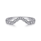 14K White Gold Wedding Band AN15384W44JJ