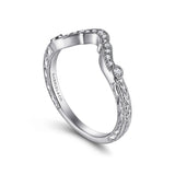 14K White Gold Wedding Band AN15384W44JJ