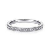 14K White Gold Wedding Band AN7838W44JJ
