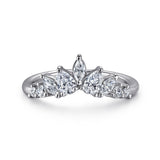 14K White Gold Wedding Band AN16264W44JJ