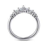 14K White Gold Wedding Band AN16264W44JJ