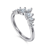 14K White Gold Wedding Band AN16264W44JJ