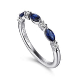 14K White Gold Wedding Band AN16474W44SA