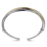 14K Yellow Gold, Sterling Silver (925) Bracelet BG5043-62MZJJJ