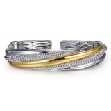 14K Yellow Gold, Sterling Silver (925) Bracelet BG5044-62MZJJJ
