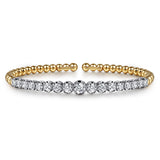 14K Yellow Gold, 14K White Gold Bracelet BG5055-62M45JJ