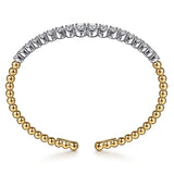 14K Yellow Gold, 14K White Gold Bracelet BG5055-62M45JJ