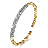 14K Yellow Gold, 14K White Gold Bracelet BG5057-62M45JJ