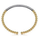 14K Yellow Gold, 14K White Gold Bracelet BG5057-62M45JJ