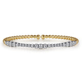 14K Yellow Gold, 14K White Gold Bracelet BG5060-62M45JJ