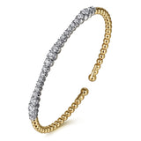 14K Yellow Gold, 14K White Gold Bracelet BG5060-62M45JJ