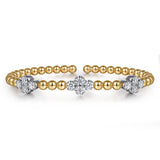 14K Yellow Gold, 14K White Gold Bracelet BG5075-62M45JJ