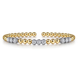 14K Yellow Gold, 14K White Gold Bracelet BG5076-62M45JJ