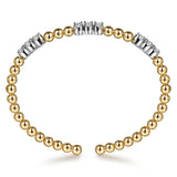 14K Yellow Gold, 14K White Gold Bracelet BG5076-62M45JJ
