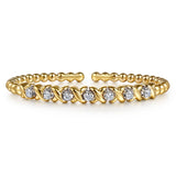 14K Yellow Gold, 14K White Gold Bracelet BG5078-62M45JJ