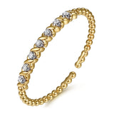 14K Yellow Gold, 14K White Gold Bracelet BG5078-62M45JJ