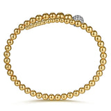 14K Yellow Gold, 14K White Gold Bracelet BG5086-62M45JJ