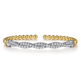 14K Yellow Gold, 14K White Gold Bracelet BG5090-62M45JJ