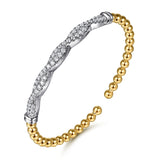 14K Yellow Gold, 14K White Gold Bracelet BG5090-62M45JJ