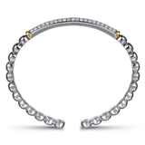 14K Yellow Gold, Sterling Silver (925) Bracelet BG5099-62MZJWS