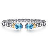 14K Yellow Gold, Sterling Silver (925) Bracelet BG5101-62MZJBT
