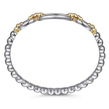 14K Yellow Gold, Sterling Silver (925) Bracelet BG5104-62MZJJJ