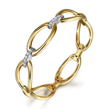 14K Yellow Gold, 14K White Gold Bracelet BG5071-62M45JJ
