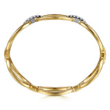 14K Yellow Gold, 14K White Gold Bracelet BG5071-62M45JJ
