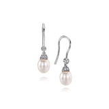 14K White Gold Earring EG11048W45PL