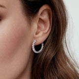 14K White Gold Earring EG10863W45JJ