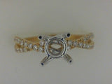 Engagement Ring"Center Diamond Not Included"