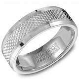 Precious Metal (No Stones) Wedding Bands  -  Men'
