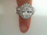 Engagement Ring"Center Diamond Not Included"