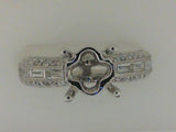 Engagement Ring"Center Diamond Not Included"