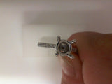 Engagement Ring"Center Diamond Not Included"